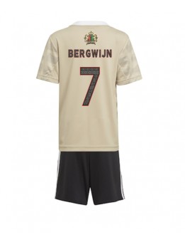 Ajax Steven Bergwijn #7 Ausweichtrikot für Kinder 2022-23 Kurzarm (+ Kurze Hosen)